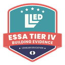 ESSA Tier IV Building Evidence badge from Leanlab Education