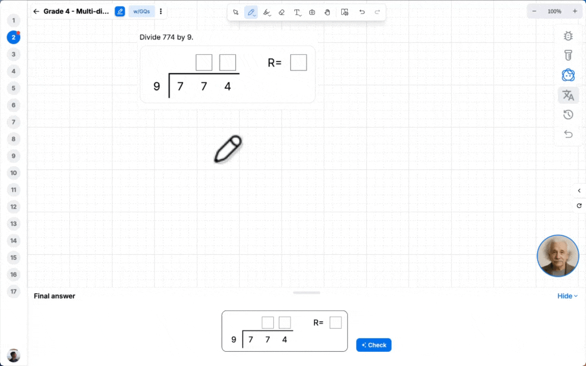 Thinkverse whiteboard demo
